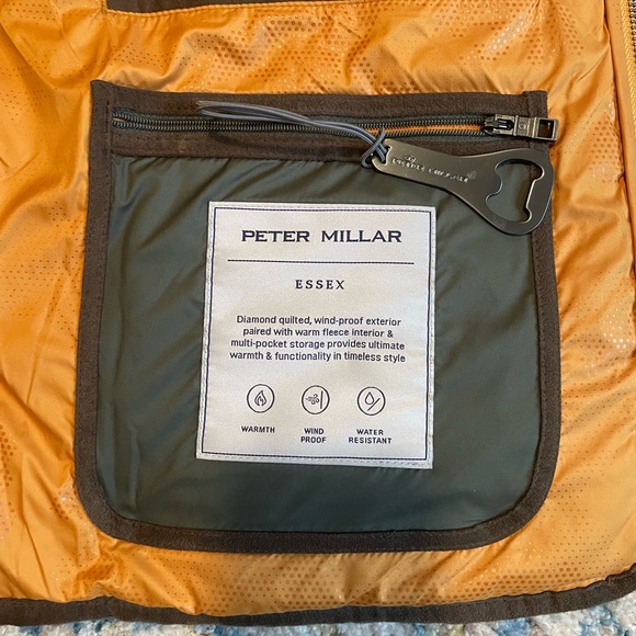 Peter Millar Essex Quilted Travel Vest. Size Medium. - Picture 4 of 5